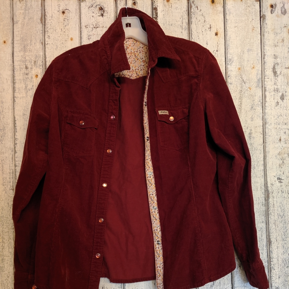 Corduroy button up